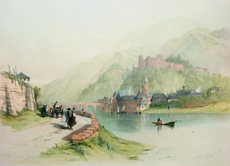 Heidelberg von Nord-Westen von Thomas Miles Richardson