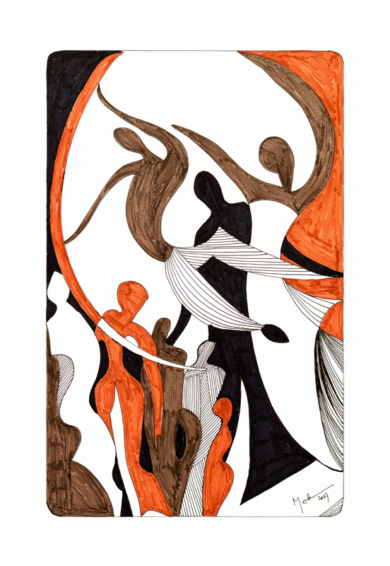 Dance1 von Brigitte Thonhauser-Merk