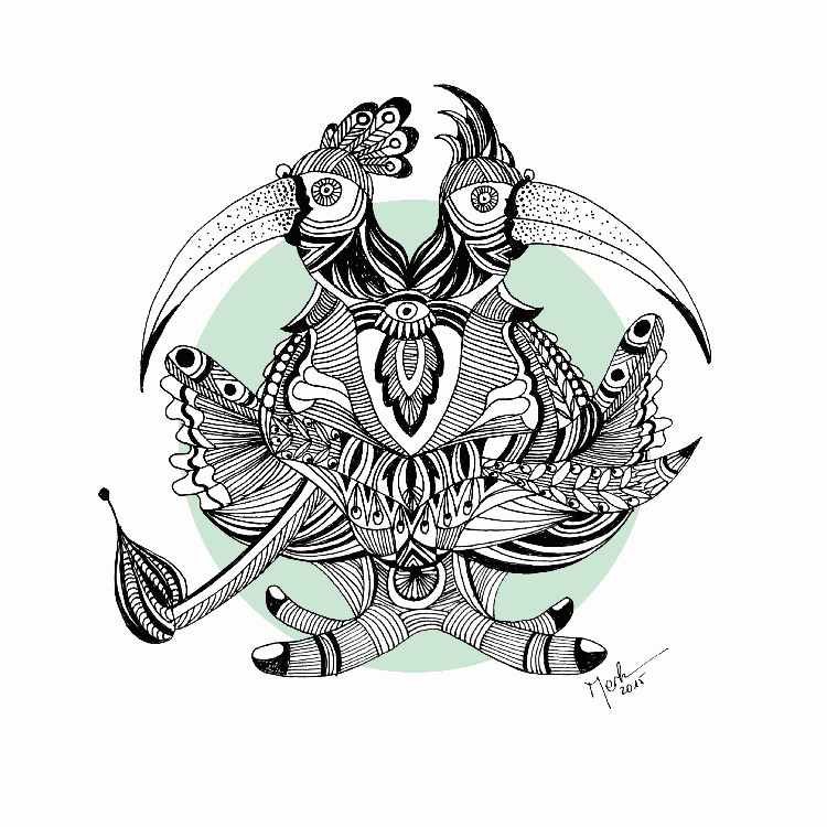 Double Head Olive von Brigitte Thonhauser-Merk