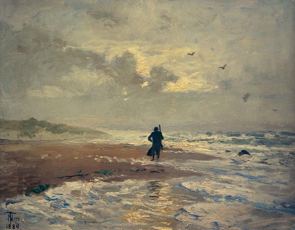 Strandansicht. Grenen bei Skagen von Thorvald Niss