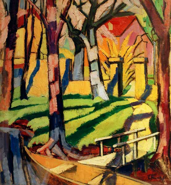 Haus am Kanal von Hans Thuar