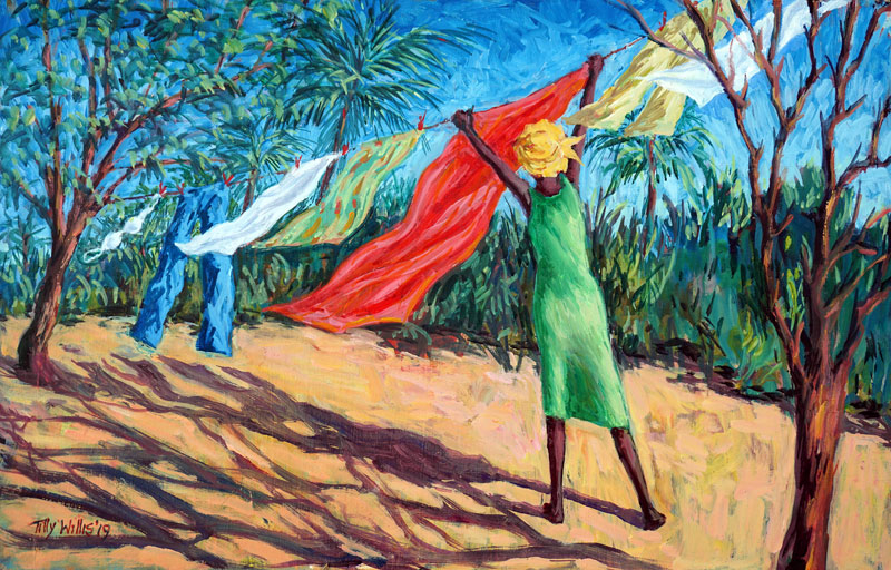 A Windy Day von Tilly  Willis