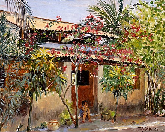 Angleterre House, 2004 (oil on canvas)  von Tilly  Willis