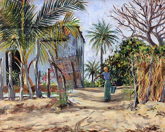 Fetching Water, 2005 (oil on canvas)  von Tilly  Willis