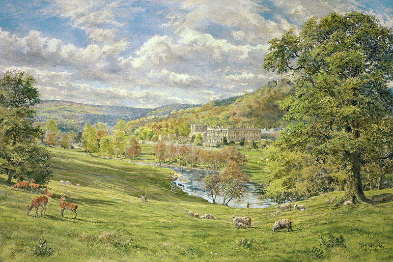 Chatsworth, 1989 (w/c)  von Tim  Scott Bolton