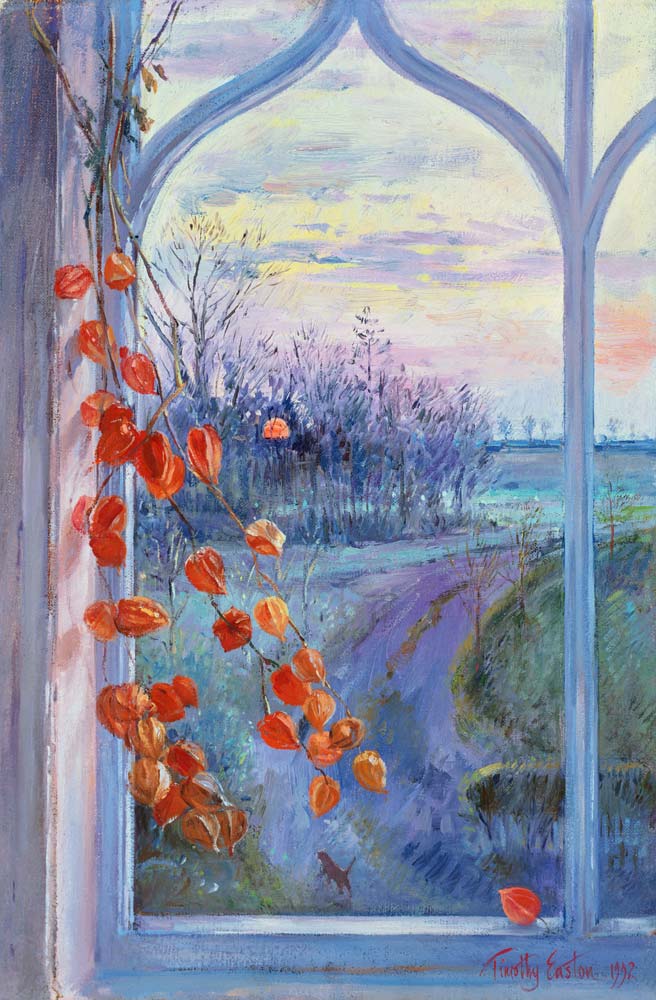 Lanterns at Sunset von Timothy  Easton