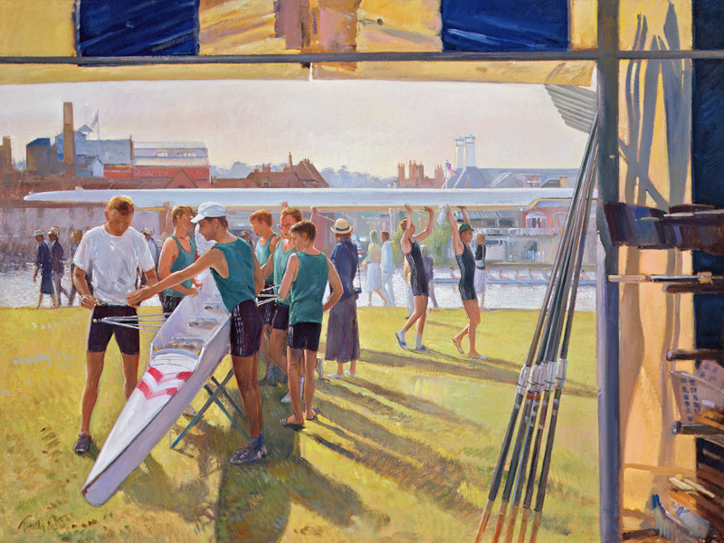 Preparations (oil on canvas)  von Timothy  Easton