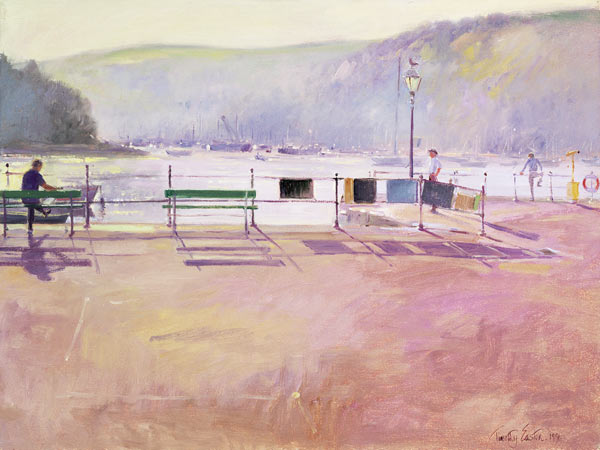 Day Break, Fowey, 1991  von Timothy  Easton