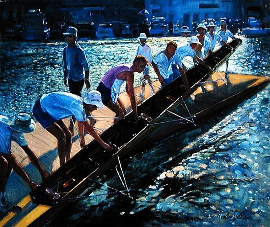 Diagonal Left (oil on canvas)  von Timothy  Easton