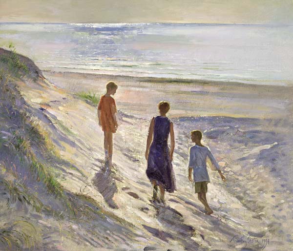 Down to the Sea, 1994 (oil on canvas)  von Timothy  Easton