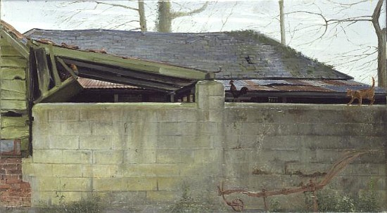 Green Wall  von Timothy  Easton