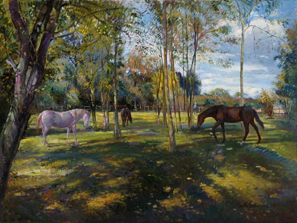 In the Rectory Paddock, 1993  von Timothy  Easton