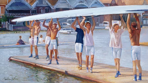 The Lift (oil on canvas)  von Timothy  Easton