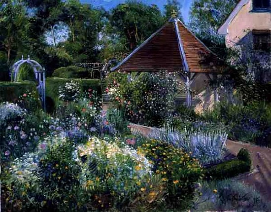 Towards the Summerhouse, 1995 (oil on canvas)  von Timothy  Easton