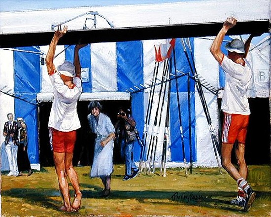 Turning, Henley (oil on canvas)  von Timothy  Easton