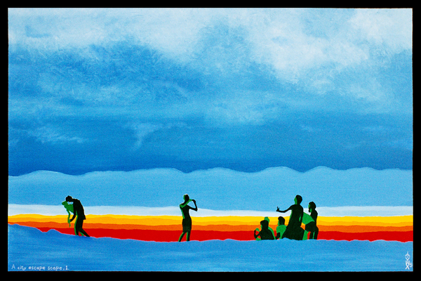 City Escape Scape number 1 von Timothy Nathan Joel