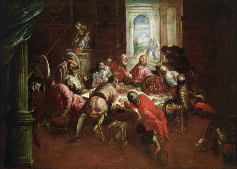 The Last Supper von Tintoretto (eigentl. Jacopo Robusti)