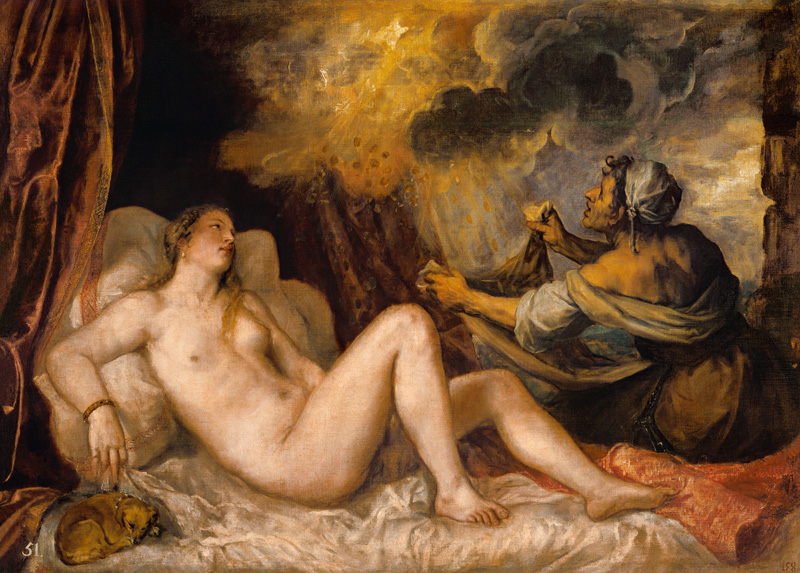 Danae von Tizian (Tiziano Vercellio/ Titian)