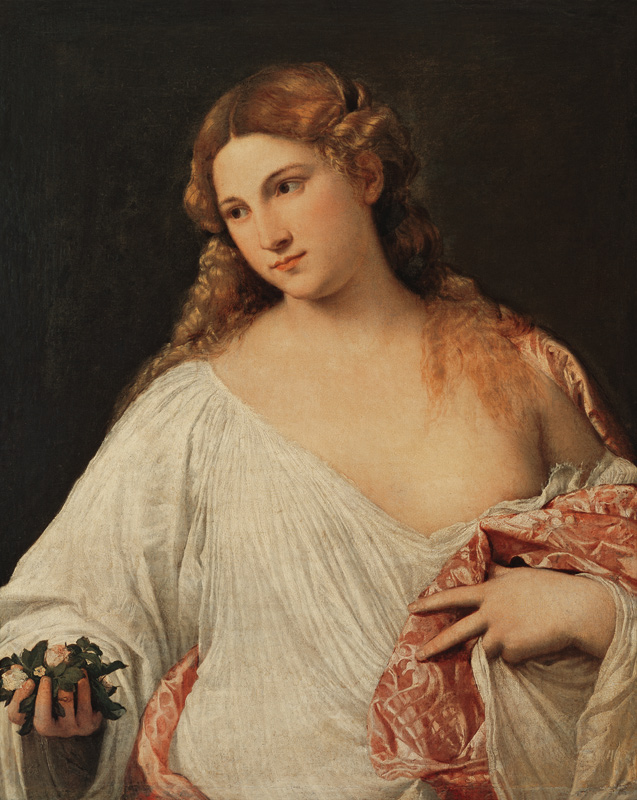 Flora von Tizian (Tiziano Vercellio/ Titian)
