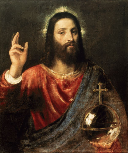 Christ Saviour von Tizian (Tiziano Vercellio/ Titian)
