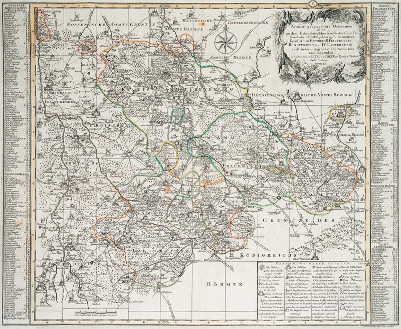 Sachsen, Amt Freiburg u.a von Tobias Konrad Lotter