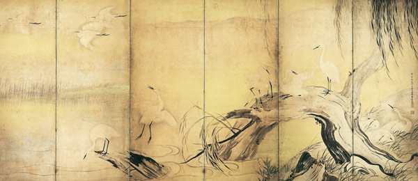 Reiher von Tohaku Hasegawa 