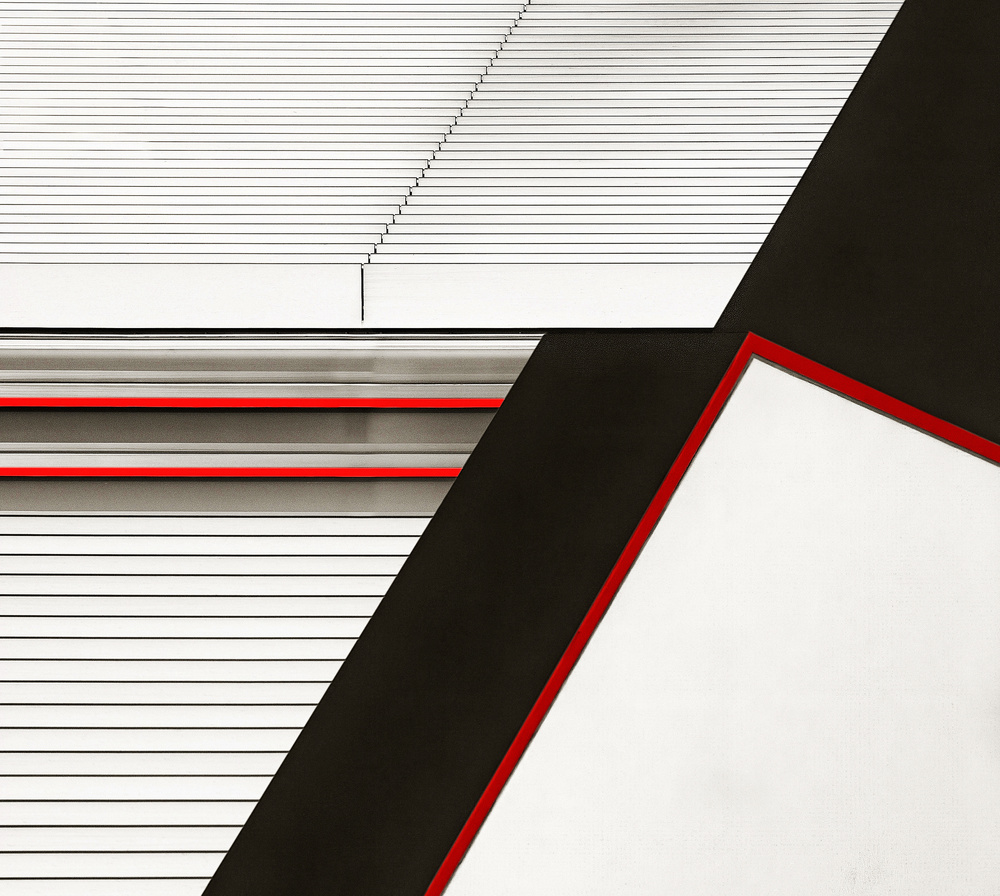 facade with stairs von Tomasz Buczkowski ( Tomush )