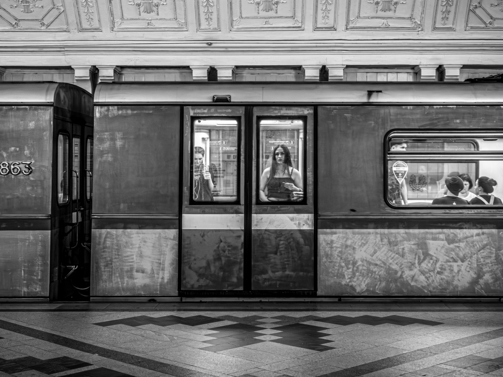 Moskou - metro von Toni De Groof