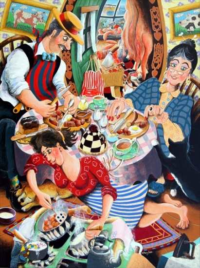 Mr. Beynon the butcher his wife Mrs Beynon and Lilly the treasure von Tony  Todd