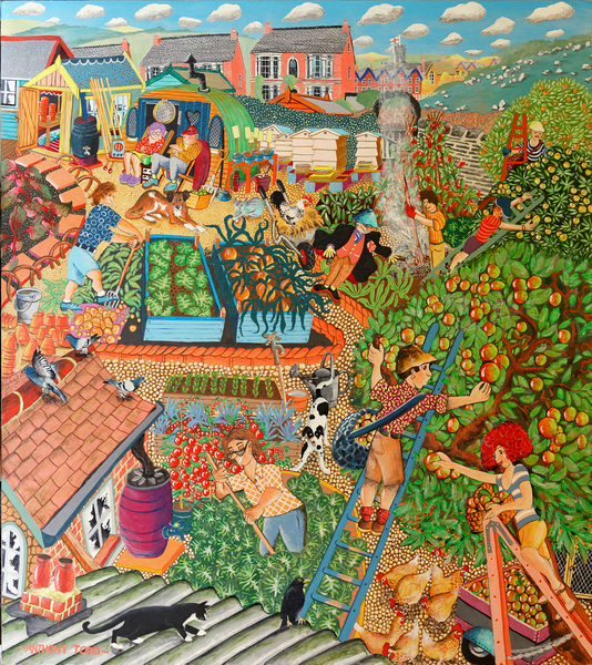 Bramley Apple Pickers von Tony  Todd