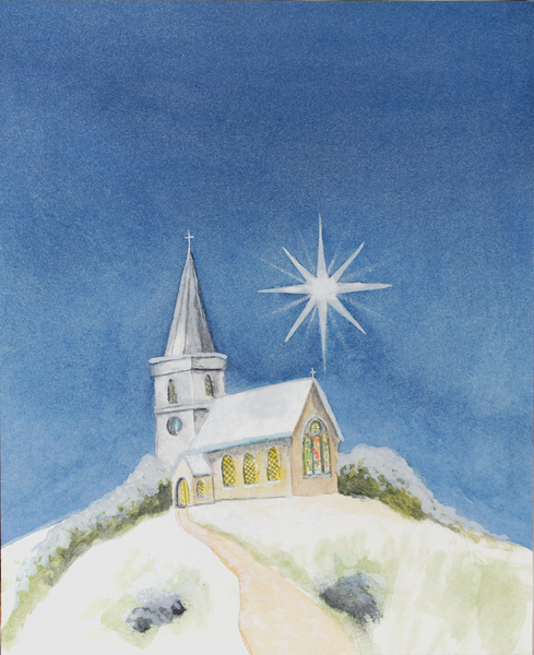 Church on Hill 2 von Tony  Todd