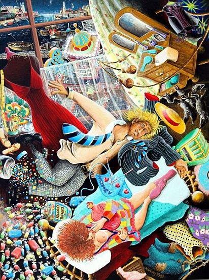 Myfannwy Price and Mog Edwards passionately consummate their clandestine affair von Tony  Todd