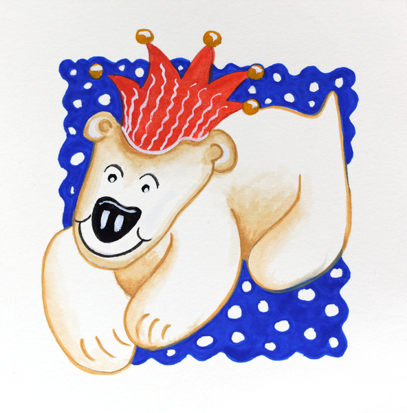 Polar Bear Square von Tony  Todd