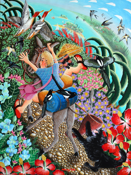 Sally in the Orange Groves von Tony  Todd