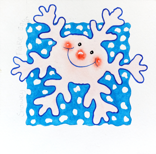 Snowflake Square von Tony  Todd