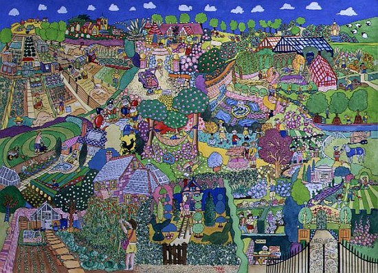 Summer Gardens, 1999 (w/c on paper)  von Tony  Todd