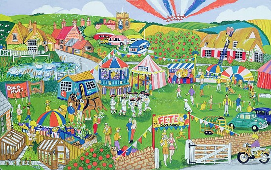 The Fete (acrylic)  von Tony  Todd