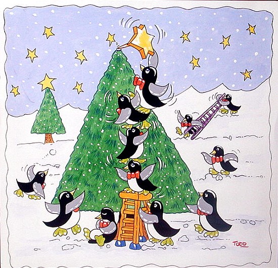 The Star on Top, 2005 (w/c on paper)  von Tony  Todd