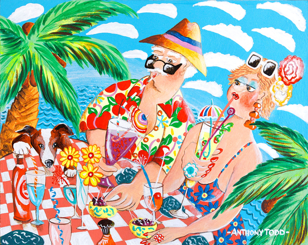 Uncle Albert and Brenda sit sipping countless cocktails at the Mango-Calypso Bar von Tony  Todd