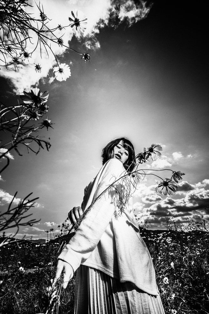 blue sky blue von TORU MATSUNAGA