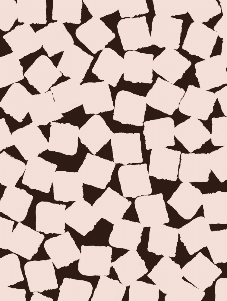 Beige Cubes Pattern von Treechild