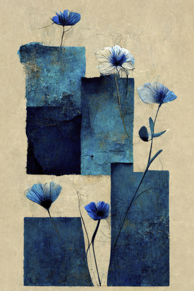 Blocks And Flowers von Treechild
