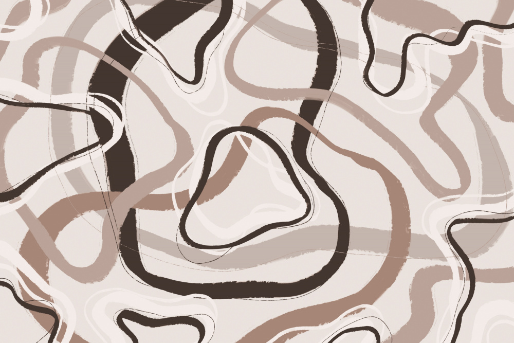 Simple Pastel Circles Square von Treechild