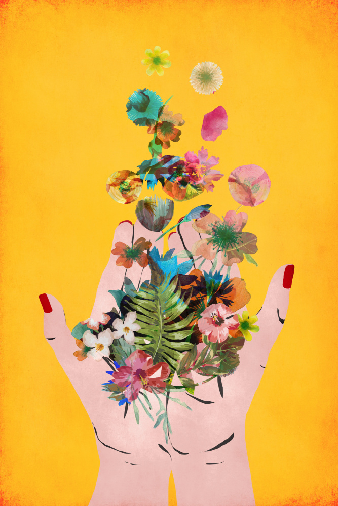 Frida`s Hand`s (Yellow Version) von Treechild