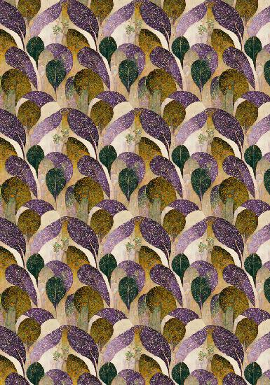 Purple Leafs Pattern