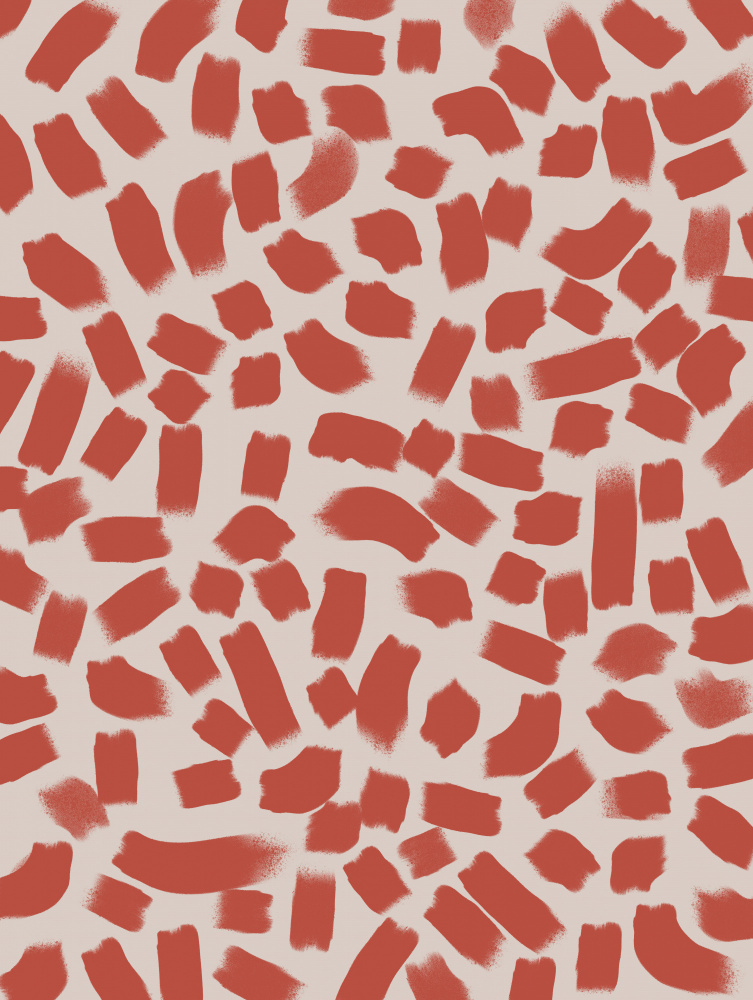 Orange Short Strokes von Treechild