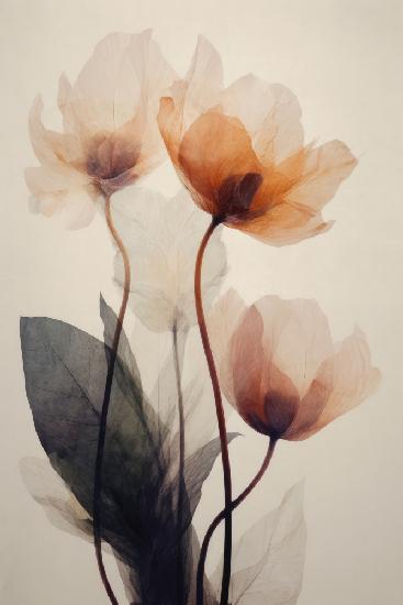 Parchment Flowers No 7