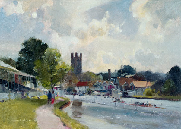 Preparing for the Henley Regatta von Trevor  Chamberlain