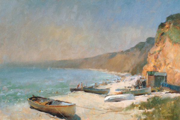 Shimmering Beach, Budleigh Salterton von Trevor  Chamberlain