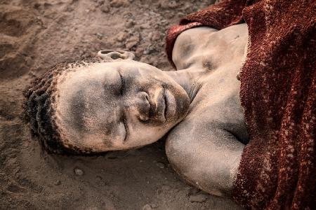 Dreaming of his cows